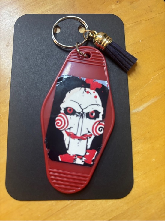 Hand Crafted Other - Horror Fandom Vibes Handcrafted Motel Keychain